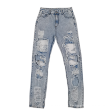 Dernier jeans baggy femmes plus taille